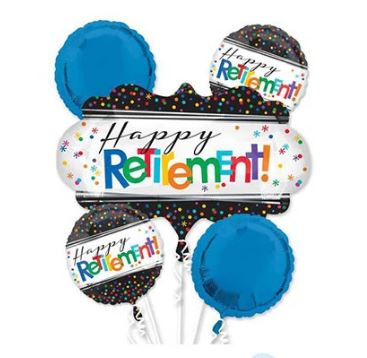 Happy Returement Balloon Bouquet